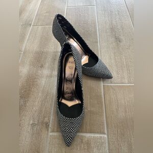 Ted Baker Snakeskin Embossed Leather Pumps-37.5/7 1/2